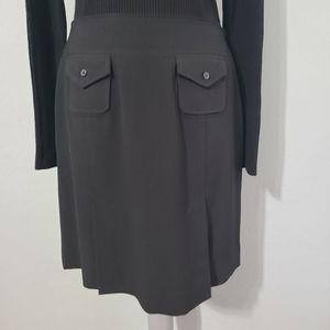 Larry Levine Stretch Black Skirt‎ Size 10